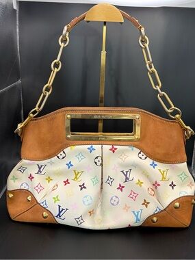 Louis Vuitton Multicolor Marakami Shoulder Bag with Leather Trim. COA, DB